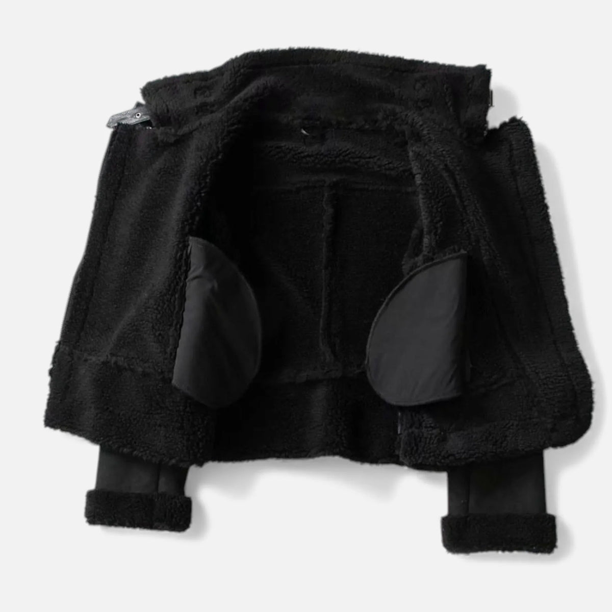 Women's Suede Faux-Shearling Belted Aviator Jacket | Winter