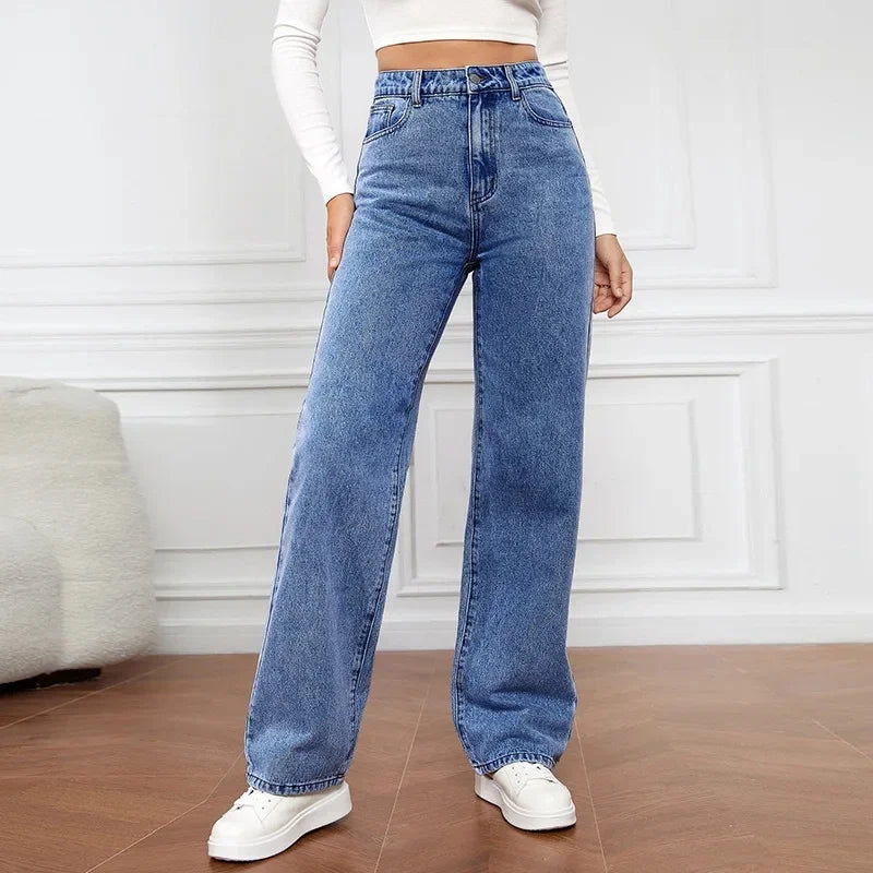 Aveline | High Waisted Wide Leg Jeans for Women