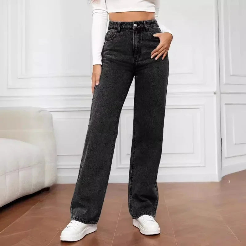 Aveline | High Waisted Wide Leg Jeans for Women