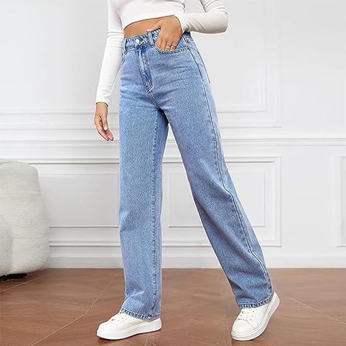 Aveline | High Waisted Wide Leg Jeans for Women