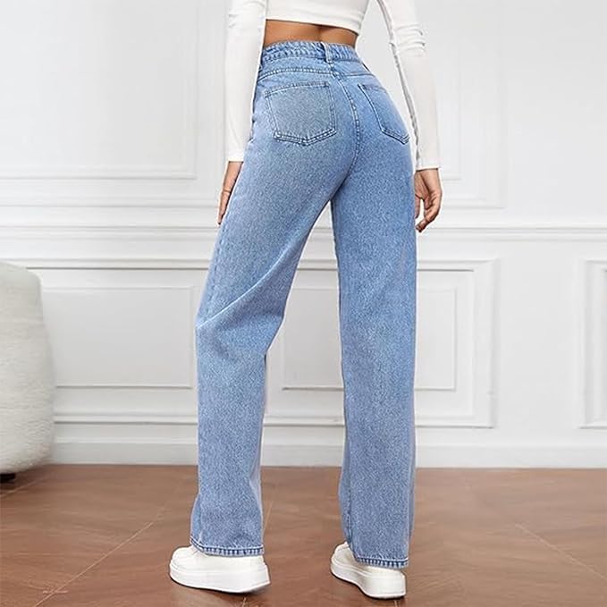 Aveline | High Waisted Wide Leg Jeans for Women