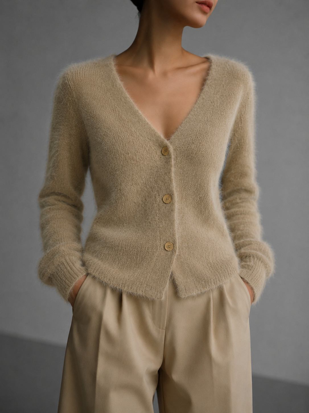 Mara | Women's Oversized Button-Up Cardigan