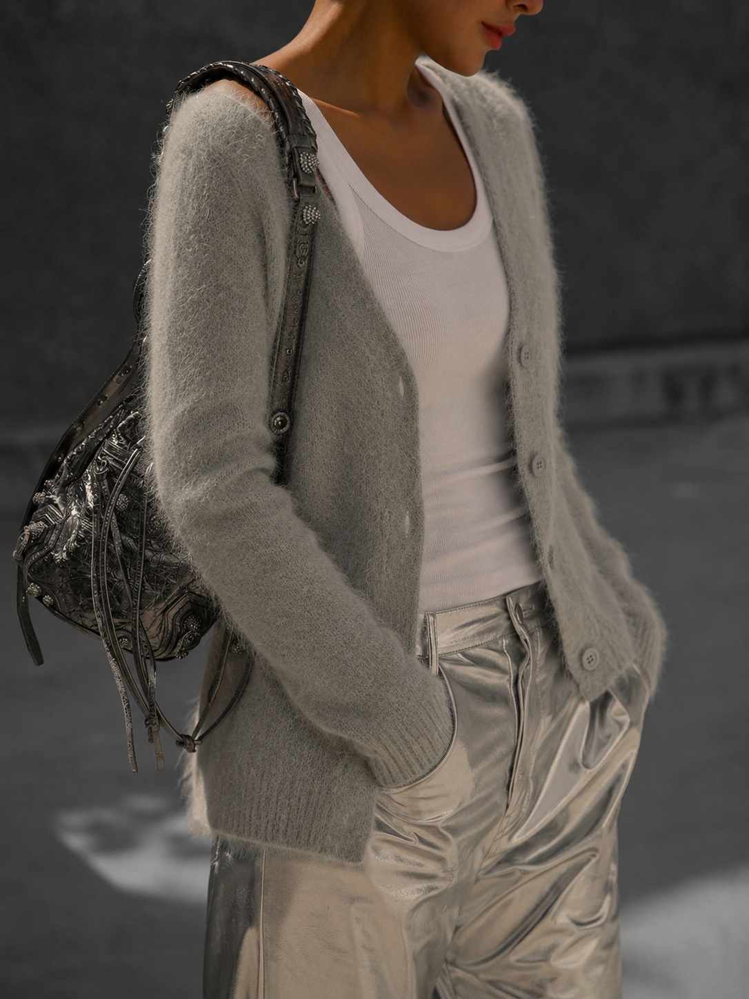 Mara | Women's Oversized Button-Up Cardigan