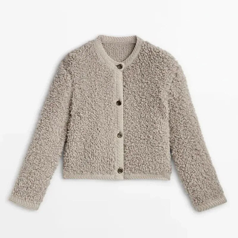 Évarielle | Women's Textured Button-Up Cardigan