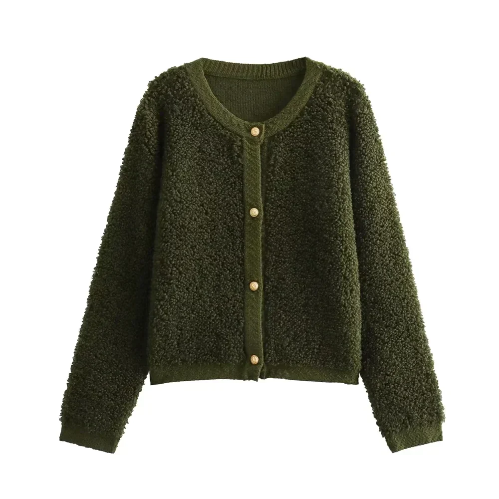 Évarielle | Women's Textured Button-Up Cardigan