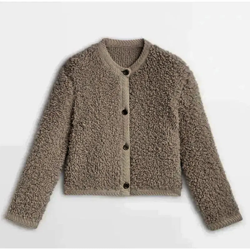 Évarielle | Women's Textured Button-Up Cardigan