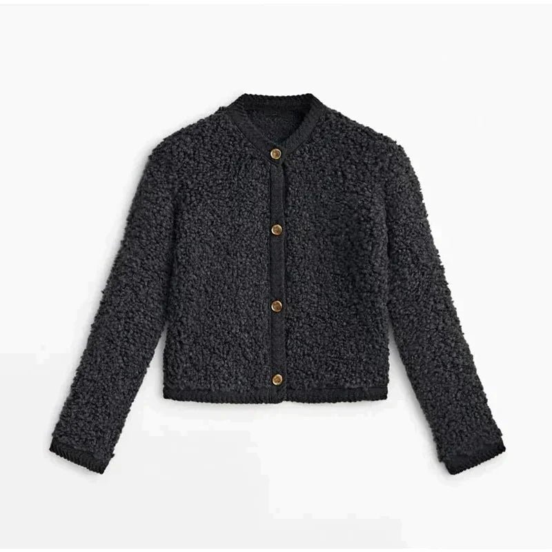 Évarielle | Women's Textured Button-Up Cardigan