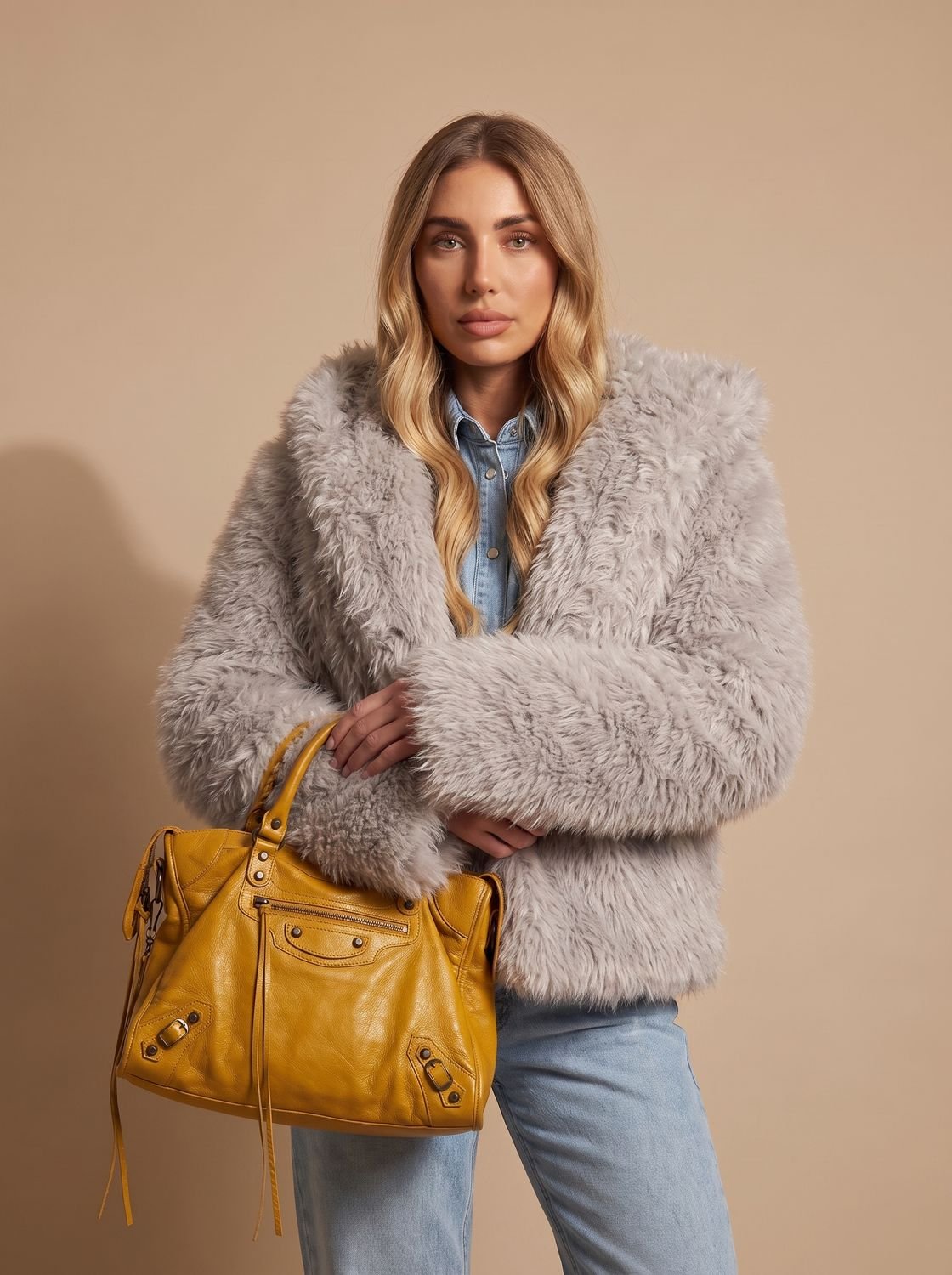 Josie | Women's Shaggy Oversized Faux Fur Winter Coat