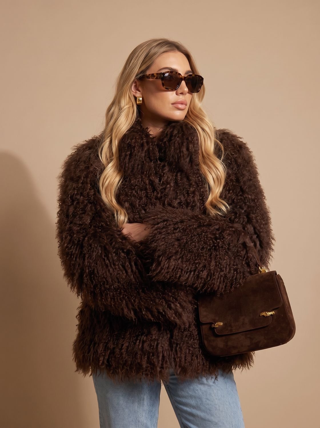 Josie | Women's Shaggy Oversized Faux Fur Winter Coat