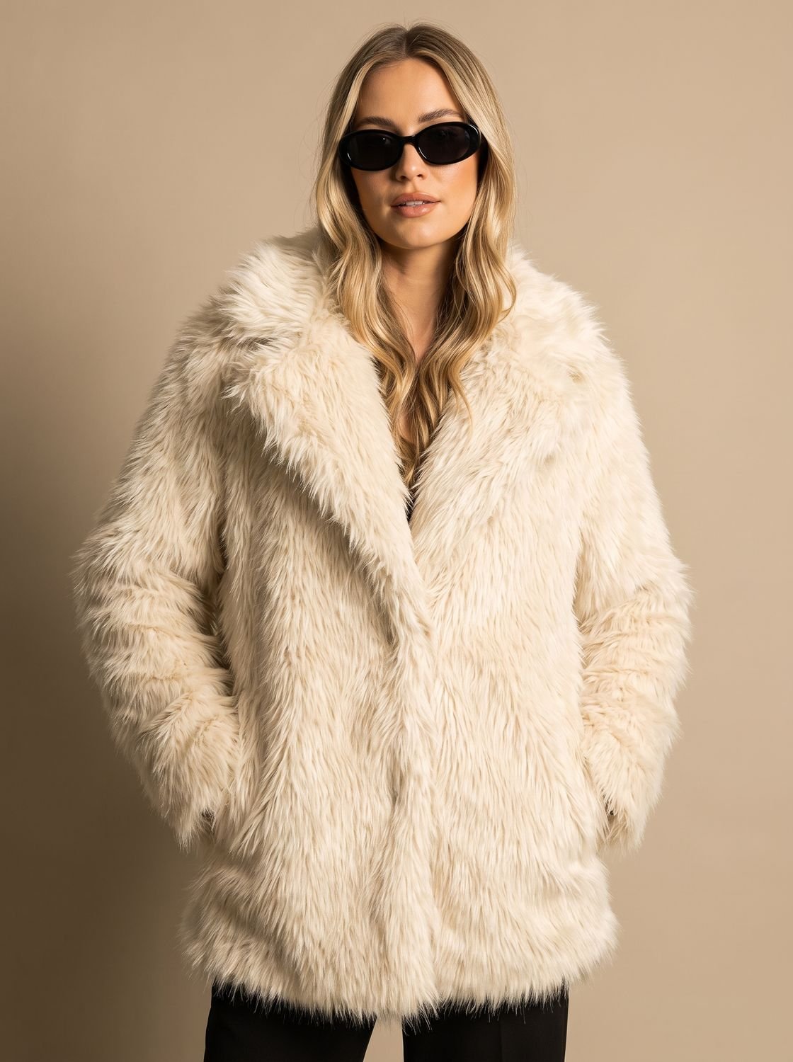 Josie | Women's Shaggy Oversized Faux Fur Winter Coat