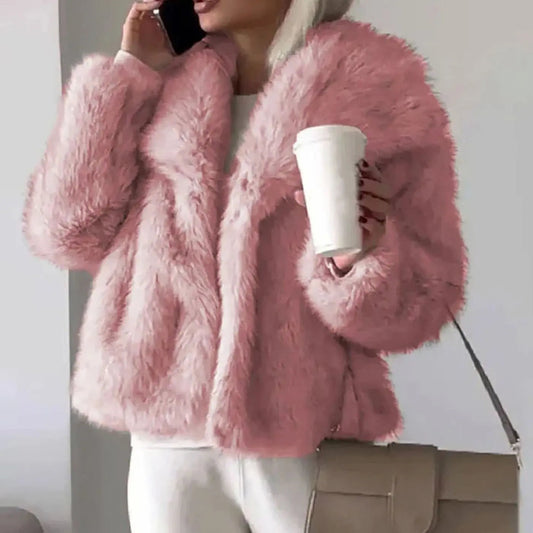 Romy | Women's Cropped Faux Fur Jacket