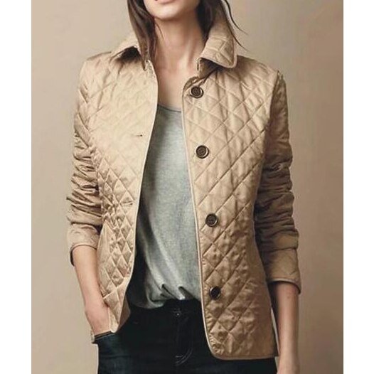 Scarlett | Diamond-Quilted Tailored Jacket