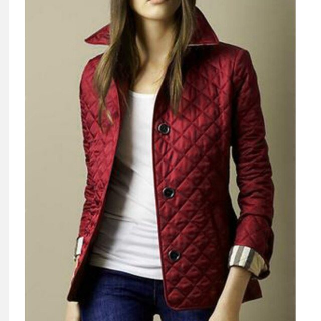 Scarlett | Diamond-Quilted Tailored Jacket