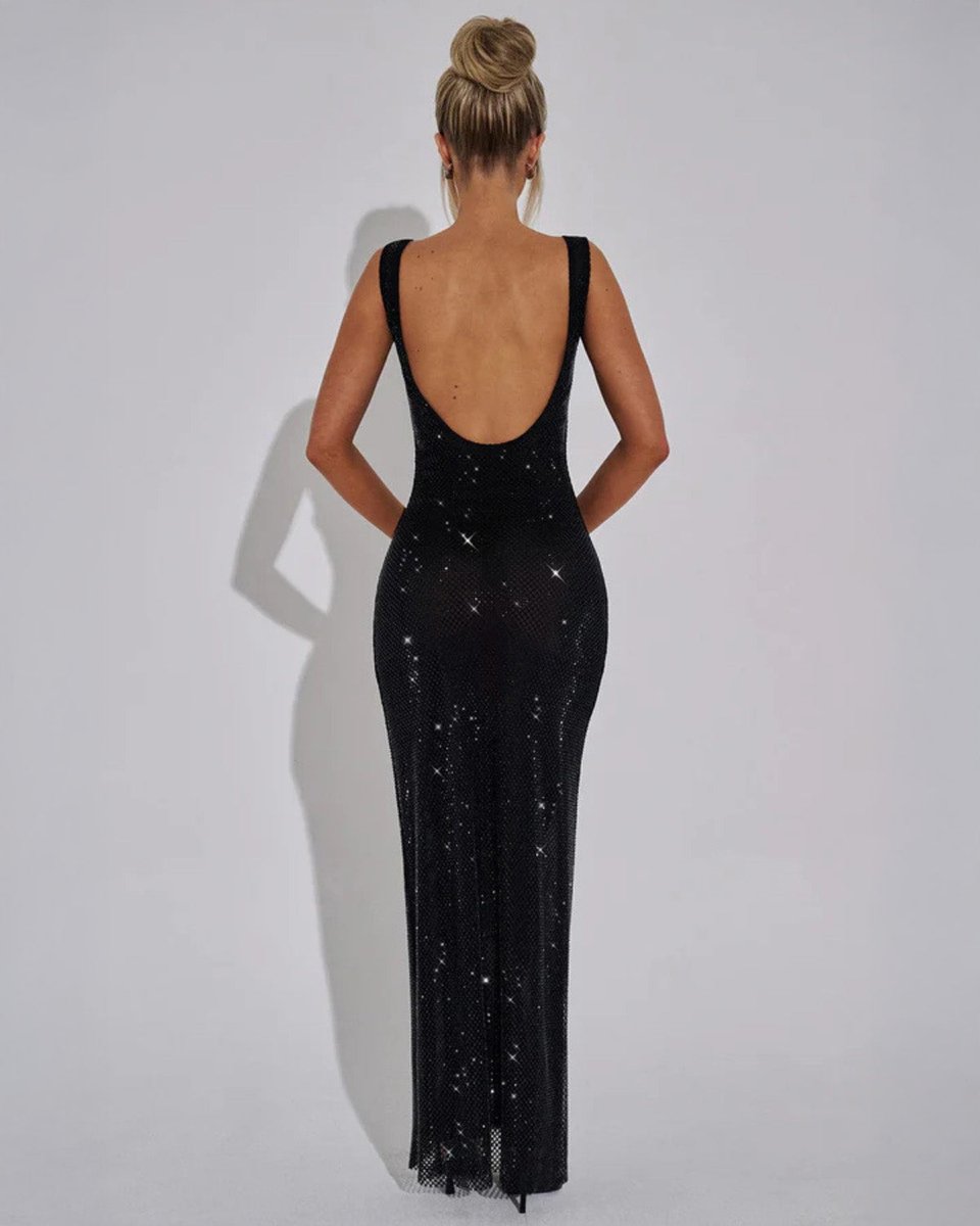 Senna | Sequin Christmas Party Maxi Dress