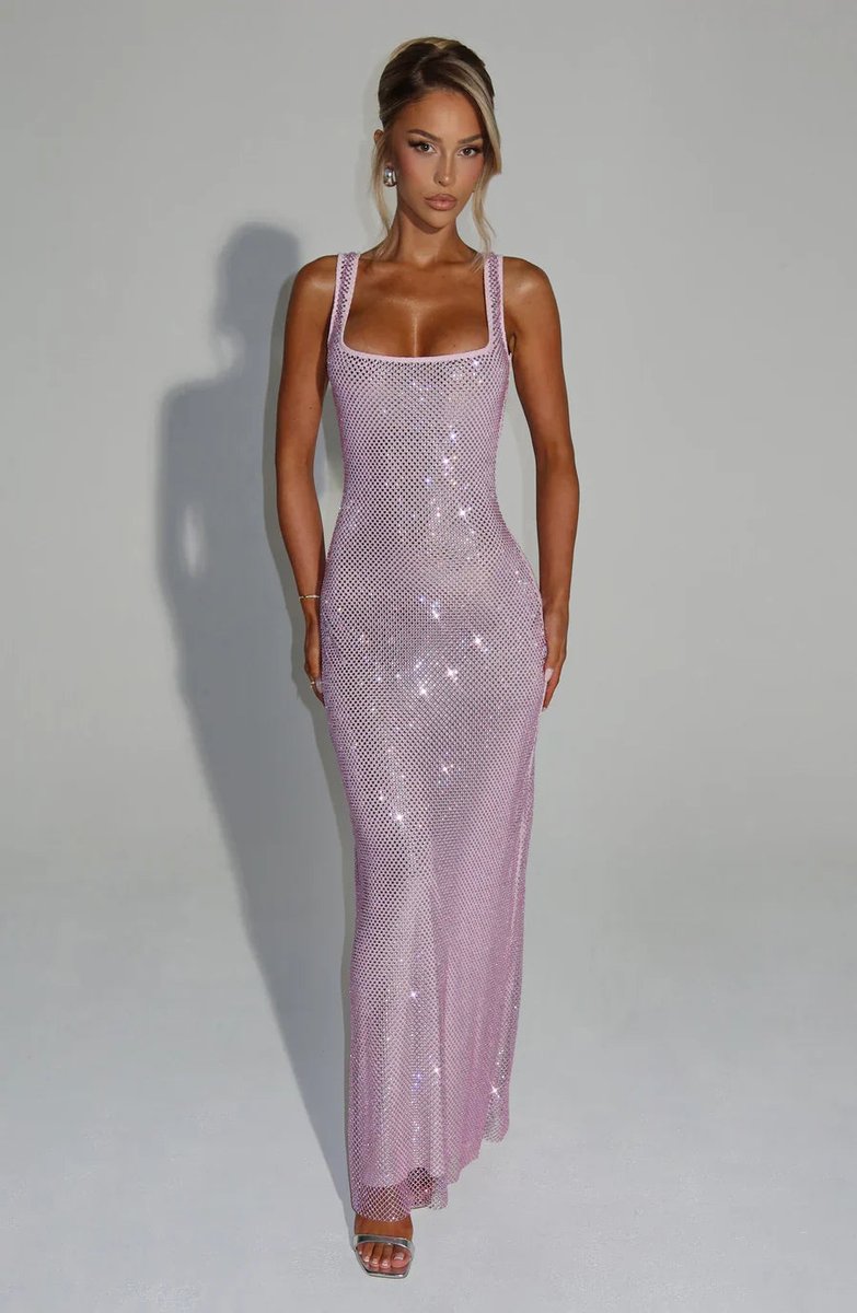 Senna | Sequin Christmas Party Maxi Dress