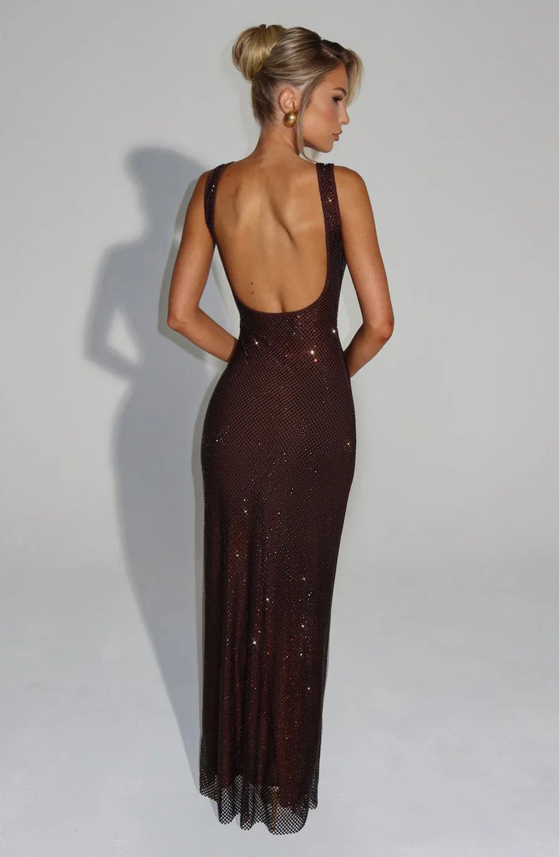 Senna | Sequin Christmas Party Maxi Dress