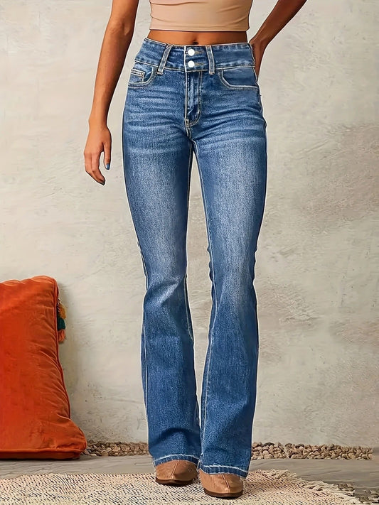 Coraline | Women's High-Waist Flared Jeans