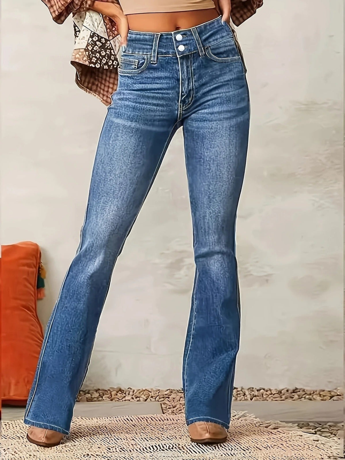 Coraline | Women's High-Waist Flared Jeans