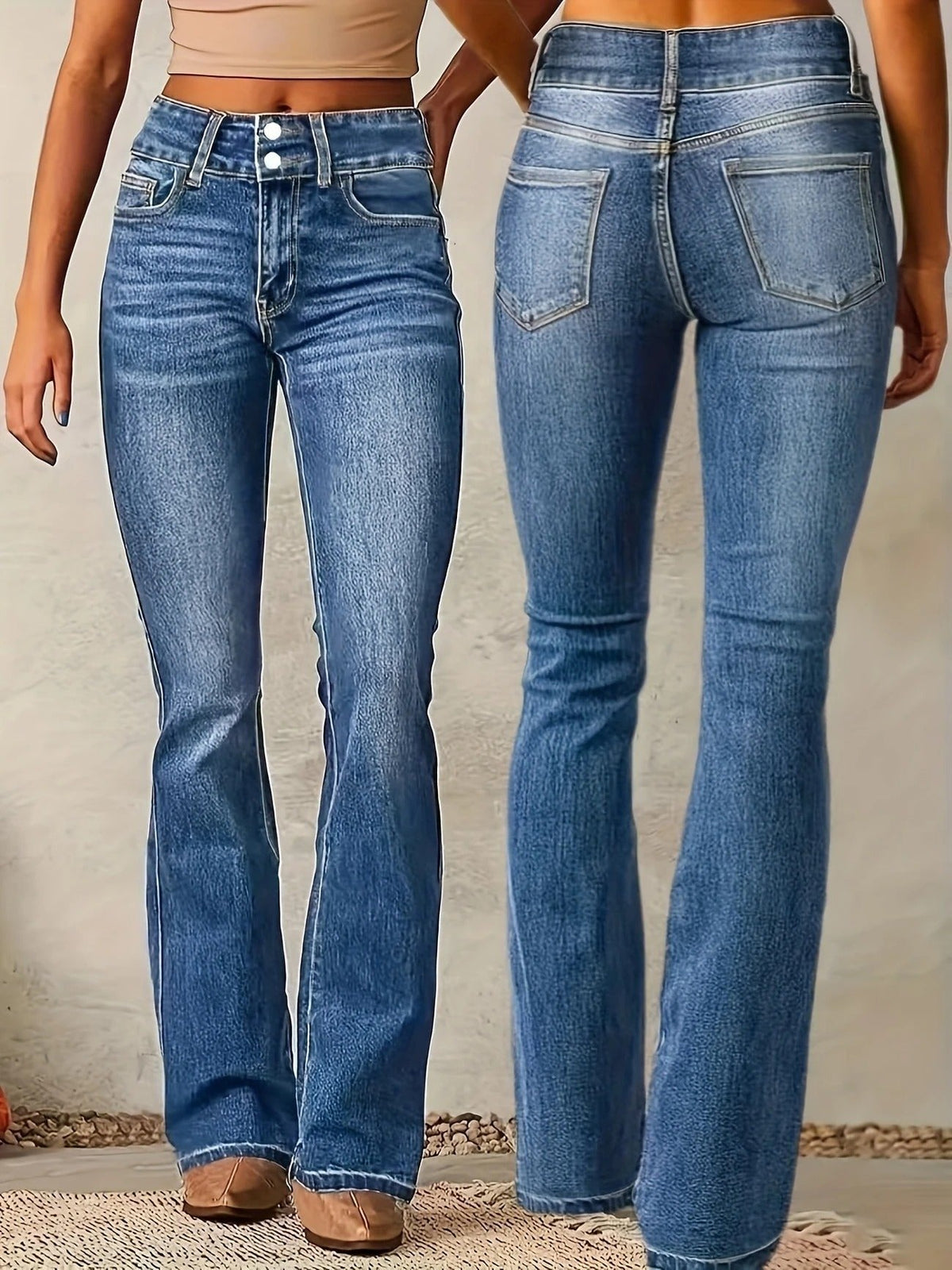 Coraline | Women's High-Waist Flared Jeans