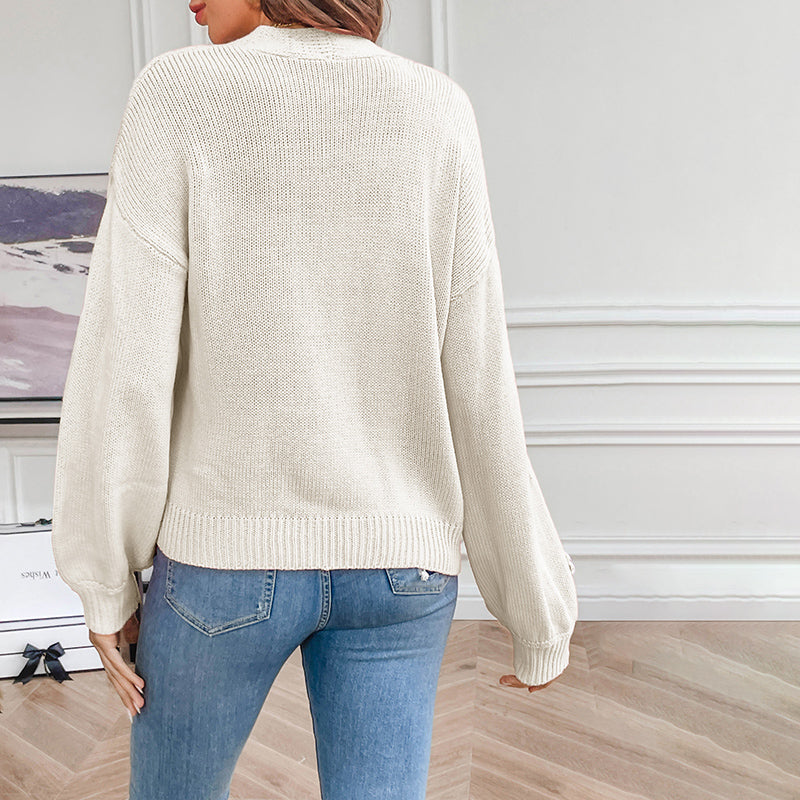 Fleurianne | Women's 3D Floral Knit Cardigan