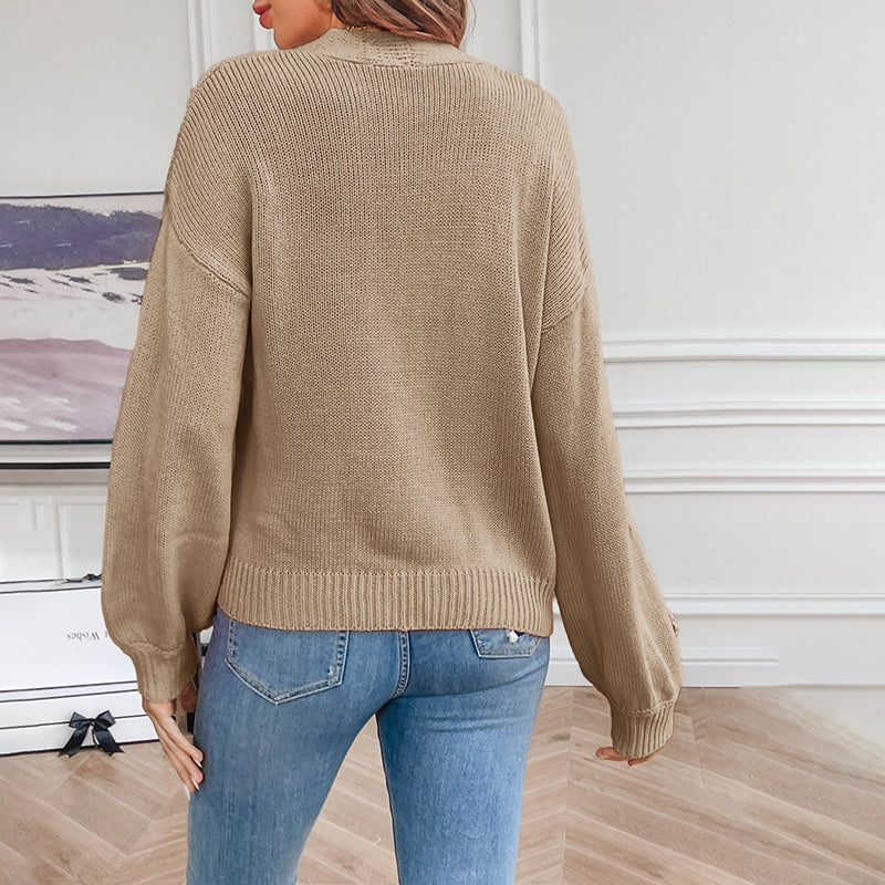 Fleurianne | Women's 3D Floral Knit Cardigan