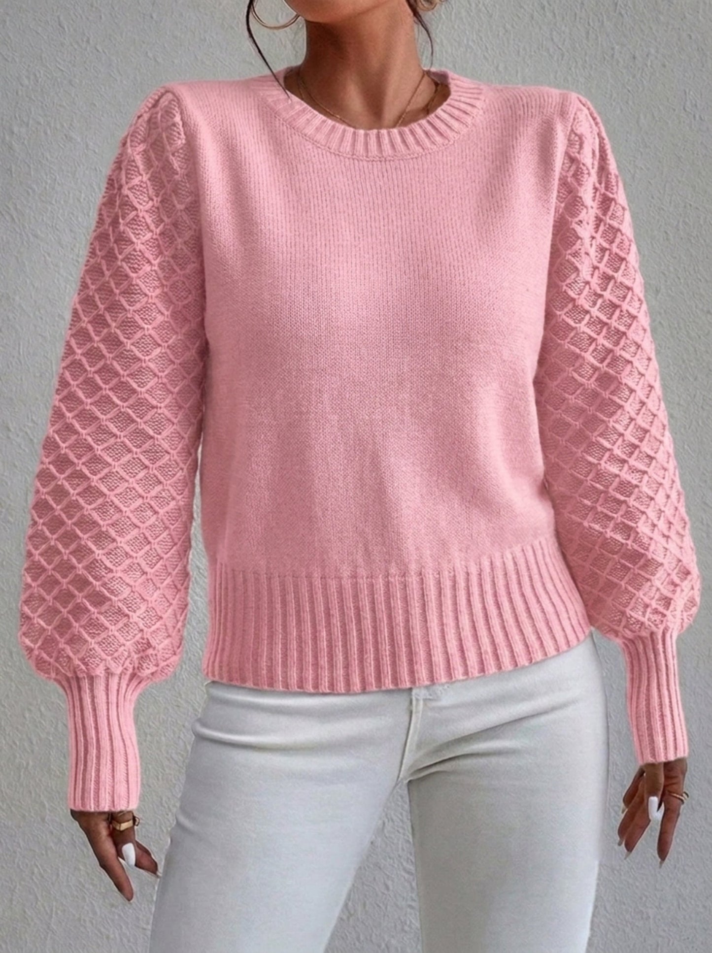 Élodette | Women's Diamond Knit Jumper