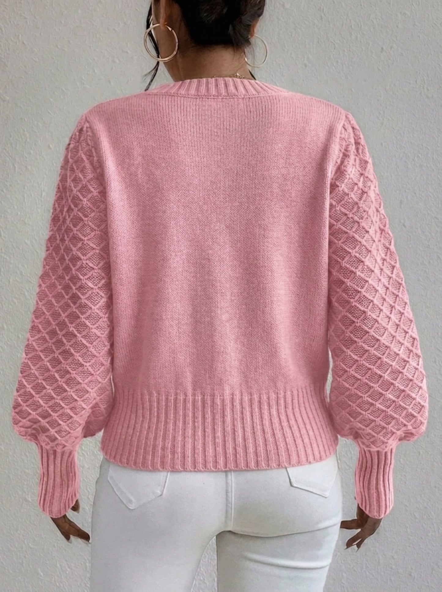 Élodette | Women's Diamond Knit Jumper