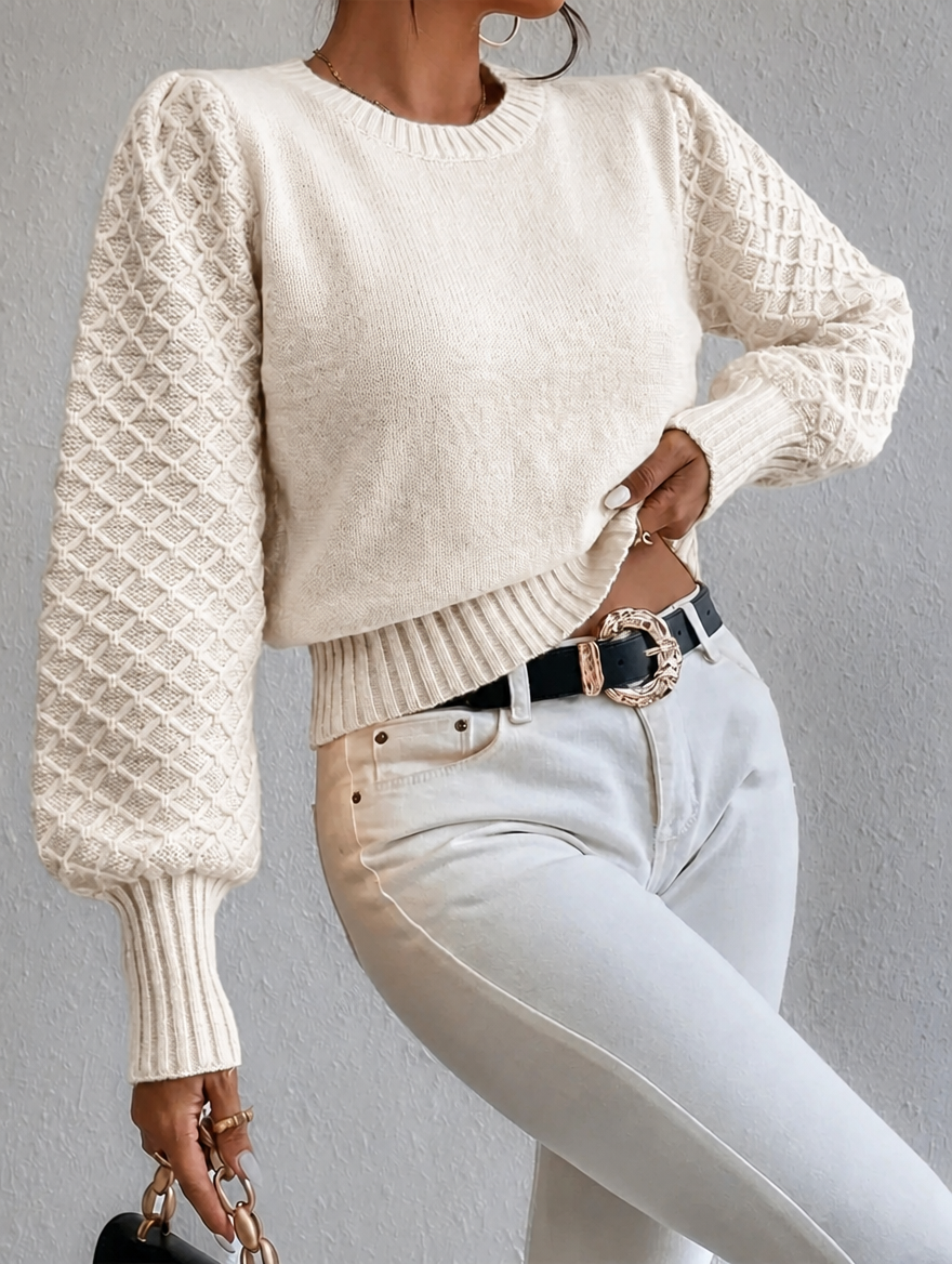 Élodette | Women's Diamond Knit Jumper