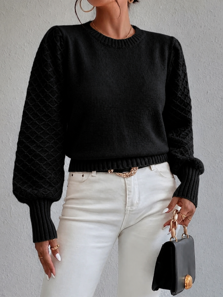 Élodette | Women's Diamond Knit Jumper