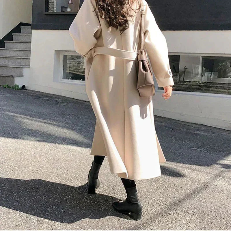 Celest | Women's Belted Longline Coat