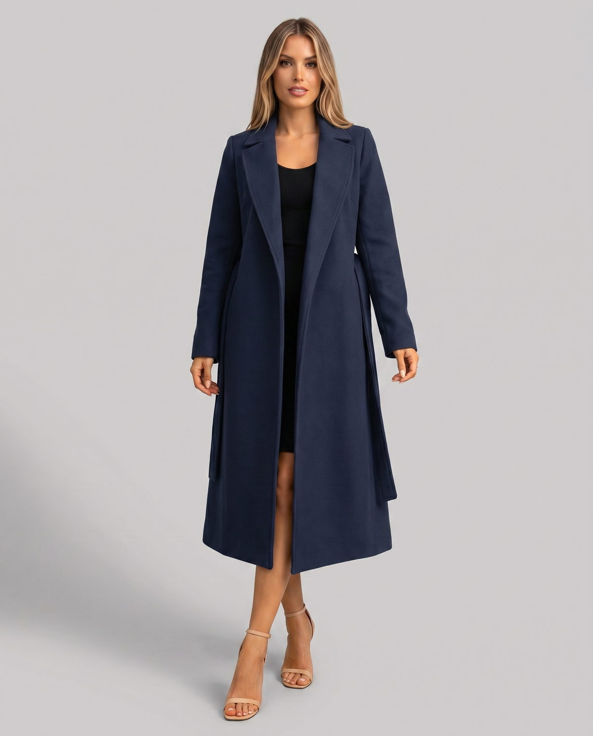 Elowyn | Women's Longline Belted Wrap Trench Coat