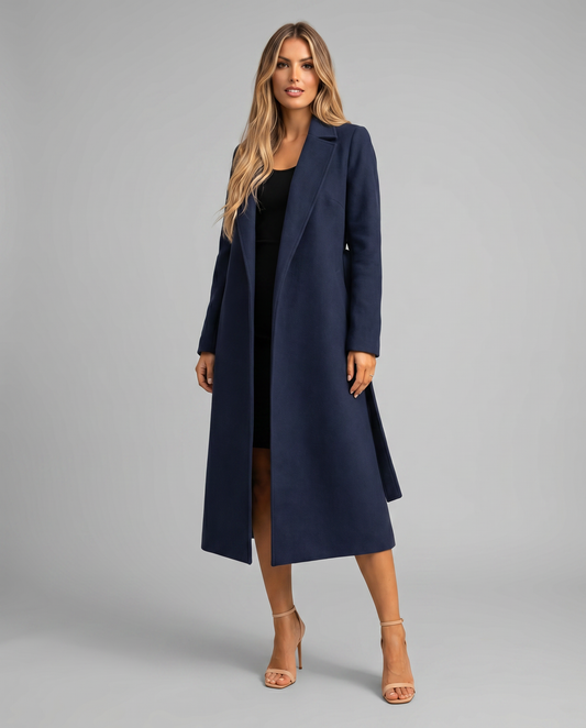 Elowyn | Women's Longline Belted Wrap Trench Coat