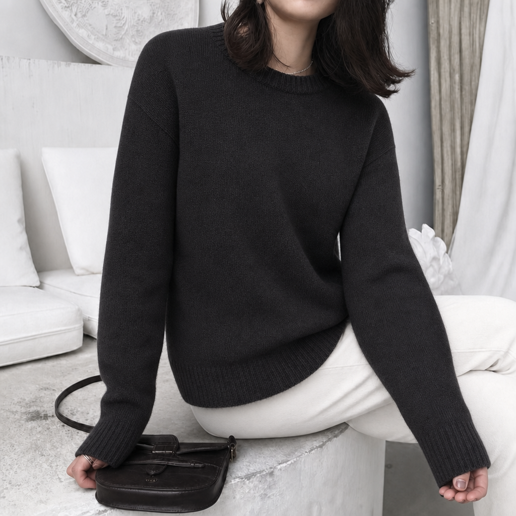 Elow | Women's Oversized Fluffy Knit Jumper