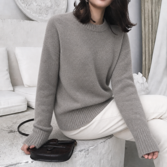 Elow | Women's Oversized Fluffy Knit Jumper