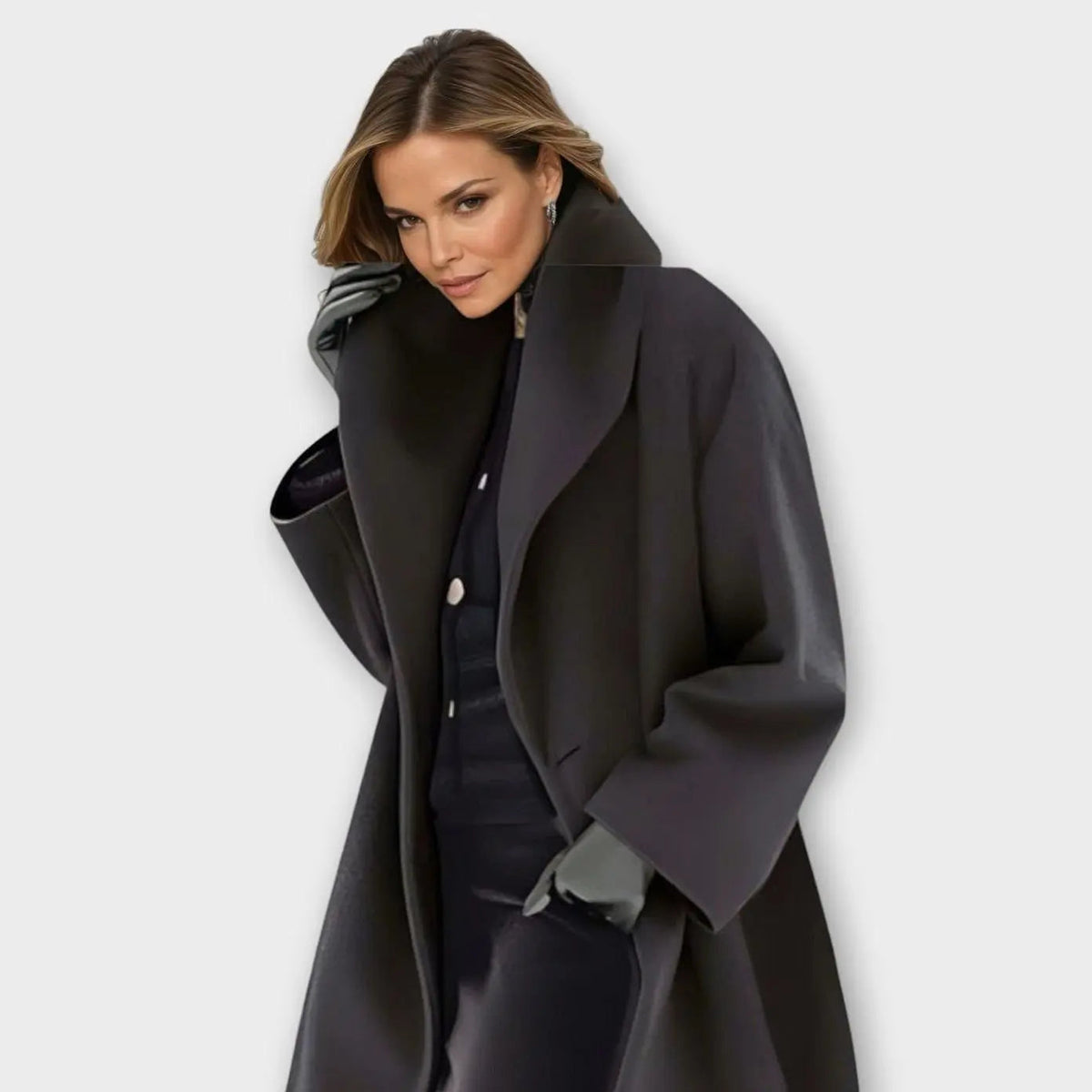Tavira | Women's Oversized Wide-Collar Winter Coat