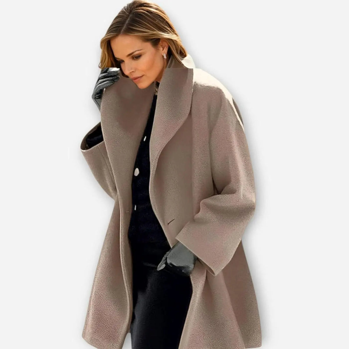 Tavira | Women's Oversized Wide-Collar Winter Coat
