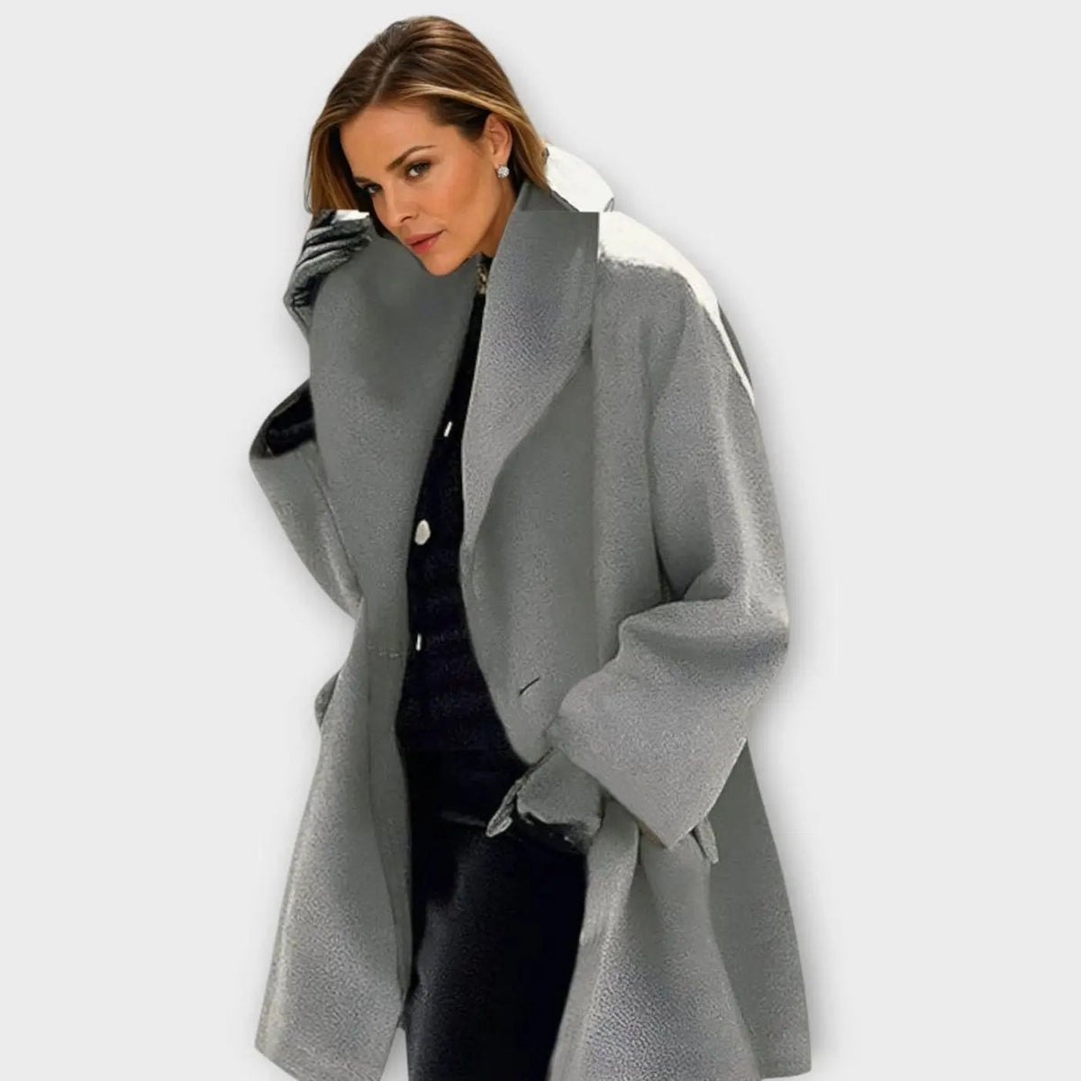 Tavira | Women's Oversized Wide-Collar Winter Coat