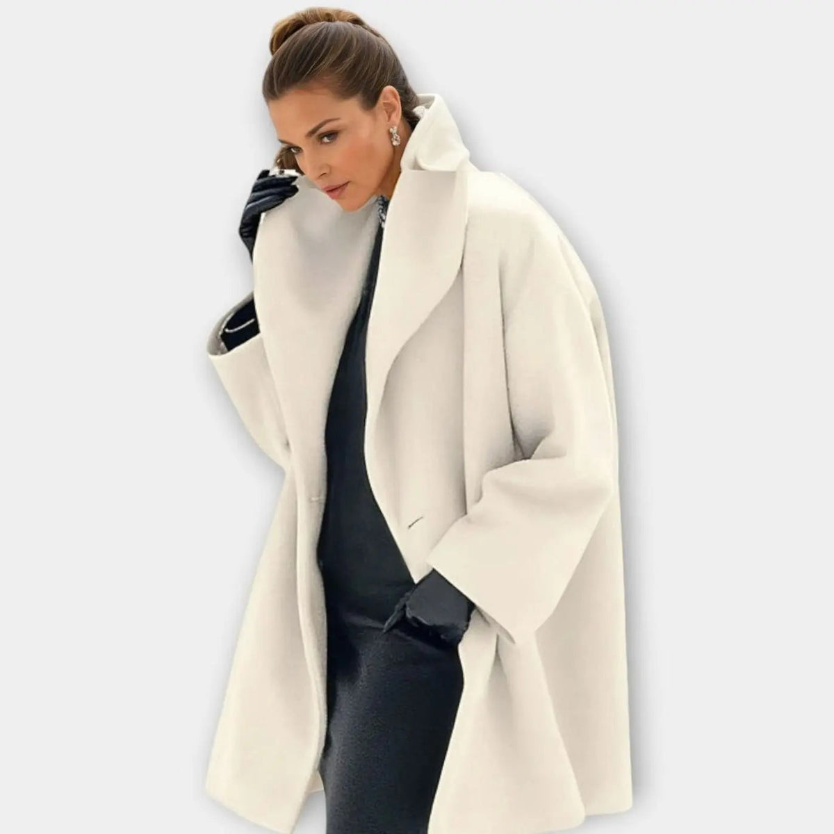 Tavira | Women's Oversized Wide-Collar Winter Coat