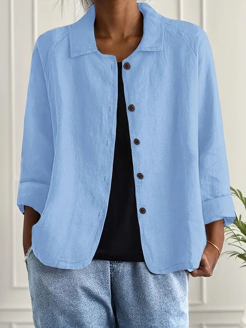 Solenne | Women's Relaxed Fit Shirt Jacket