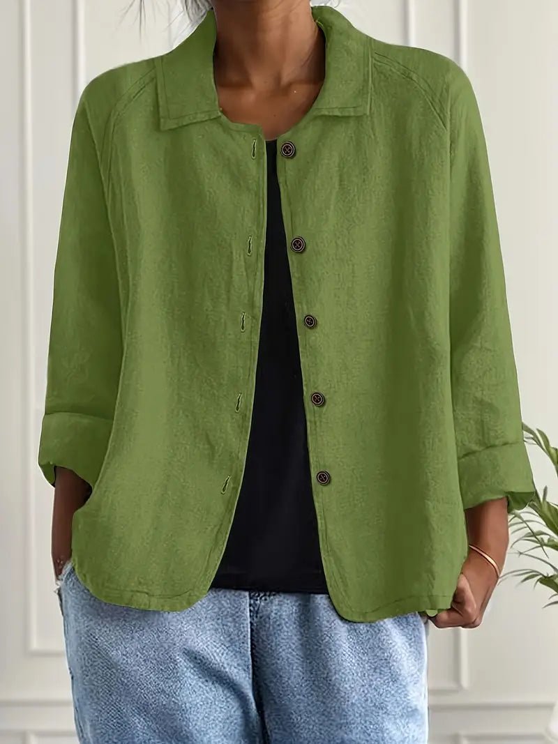 Solenne | Women's Relaxed Fit Shirt Jacket
