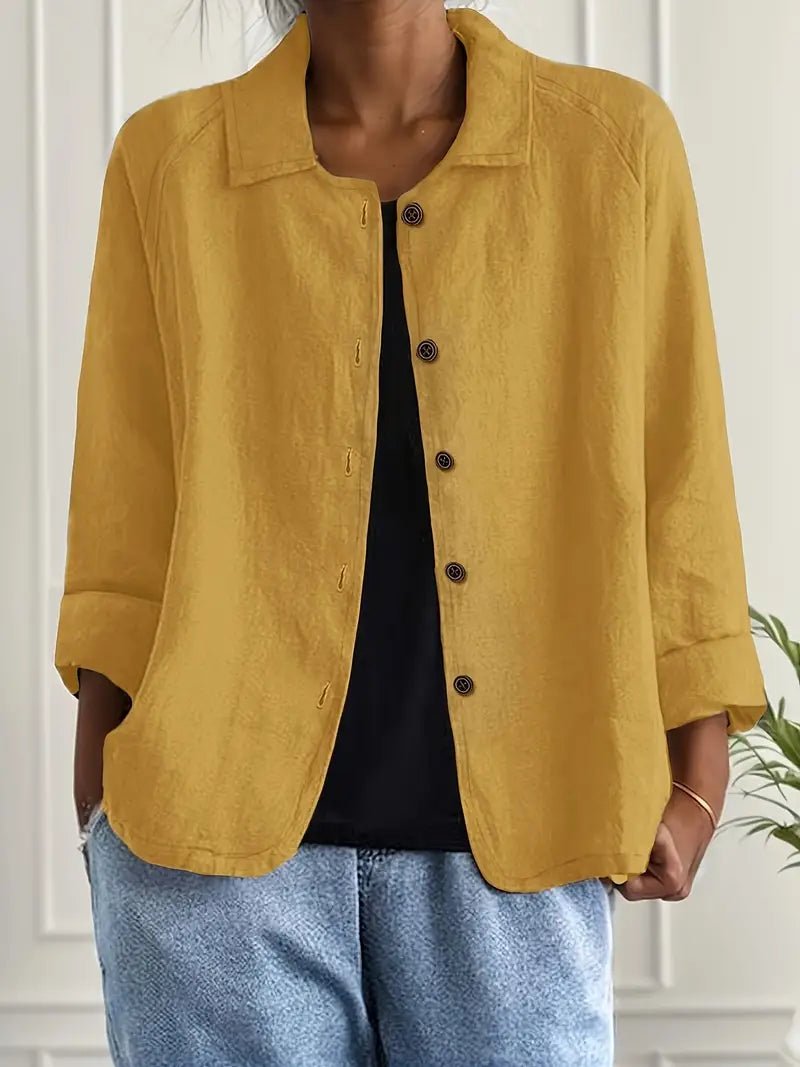 Solenne | Women's Relaxed Fit Shirt Jacket