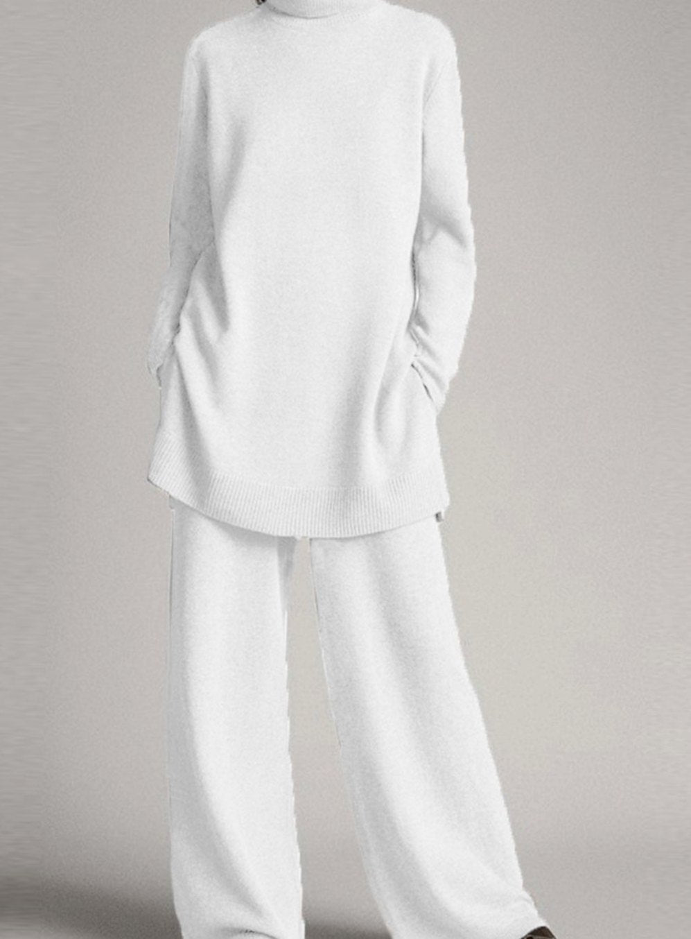Eirlys | Turtleneck Knit Lounge Set