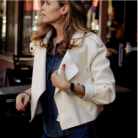 Darcy | Women's Cropped Double-Breasted Trench Coat