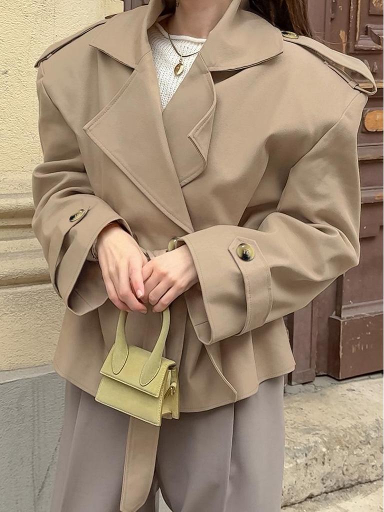 Esméline | Women's Belted Double-Breasted Trench Coat